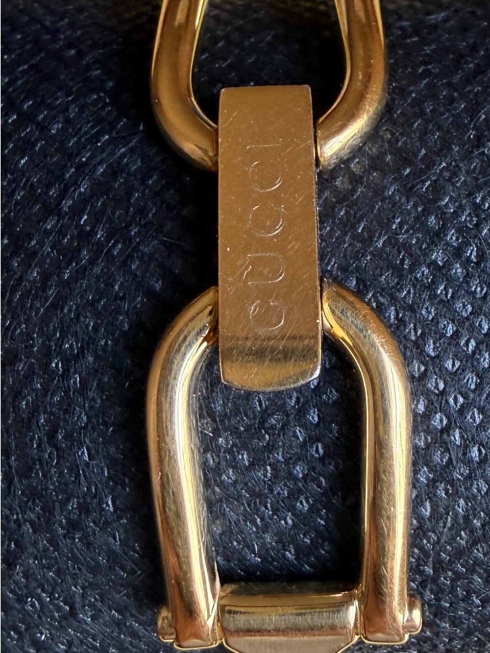 Gucci Gold-Tone Rectangular Mother-of-Pearl Bangle Watch - Picture 3 of 9